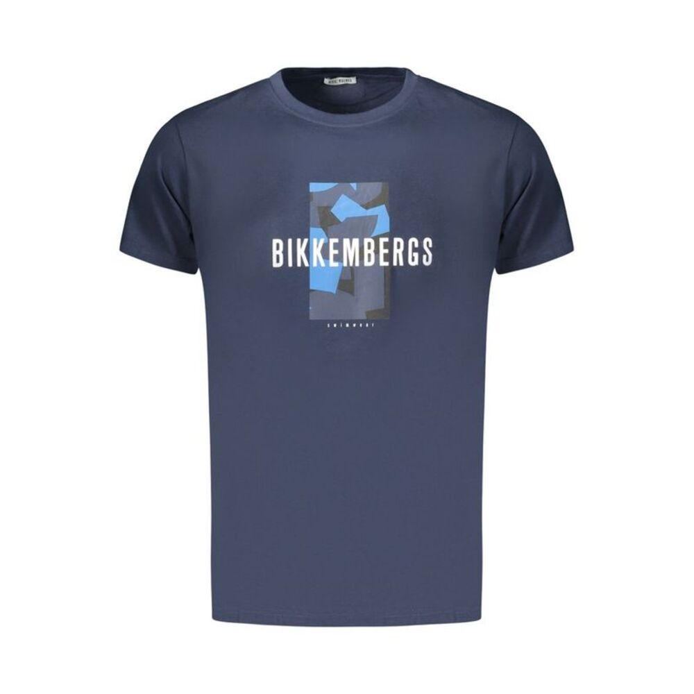 Bikkembergs Blu Cotton Men's Men's T-Shirt